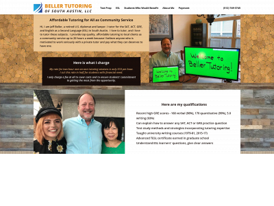 bellertutoring.com snapshot