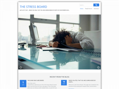 thestressboard.com snapshot