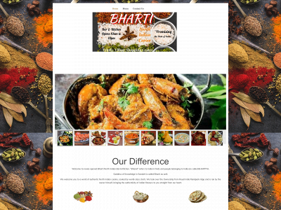 bharti-restaurant.co.za snapshot