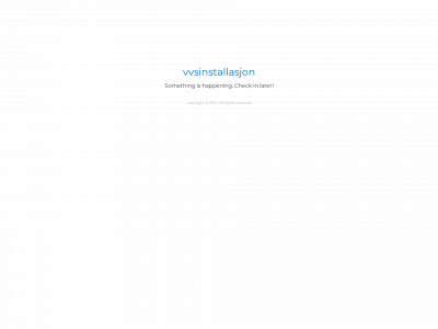 vvsinstallasjon.no snapshot