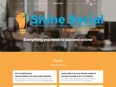 shinesocialnow.com snapshot