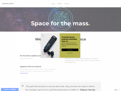 scriptedspace.weebly.com snapshot