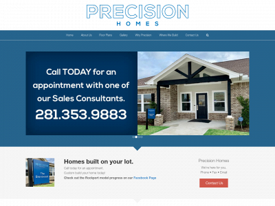 precision-homes.com snapshot