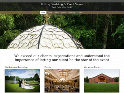 buttreyweddingandeventvenue.com snapshot