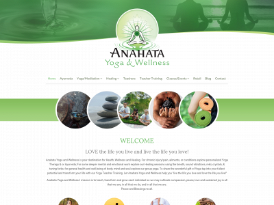 anahatayogaandwellness.com snapshot