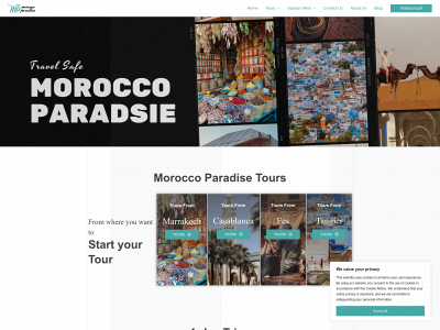 moroccoparadise.com snapshot