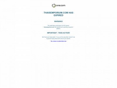 thaisemporium.com snapshot