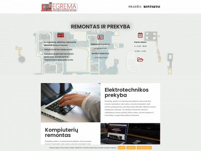 egrema.lt snapshot