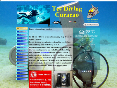tecdivingcuracao.com snapshot