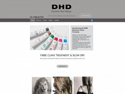 dynamichairdesign.co.uk snapshot