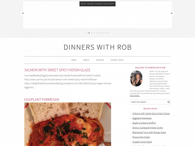 dinnerswithrob.com snapshot