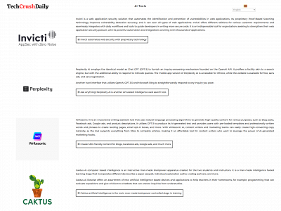 techcrushdaily.com snapshot