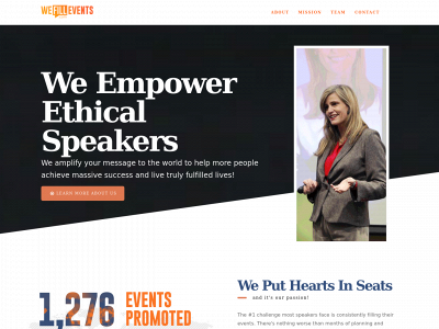 wefillevents.com snapshot
