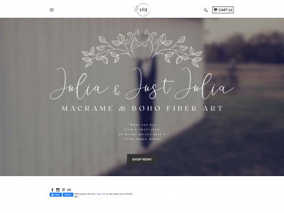 www.juliaandjustjulia.co snapshot