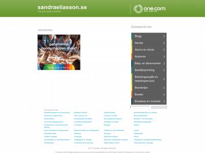 sandraeliasson.se snapshot