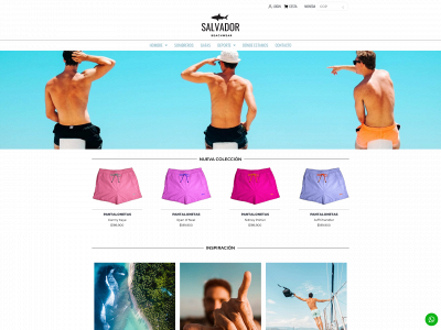 salvadorbeachwear.co snapshot
