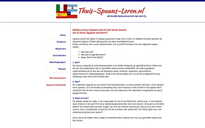 thuis-spaans-leren.nl snapshot