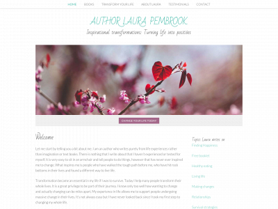 laurapembrook.com snapshot