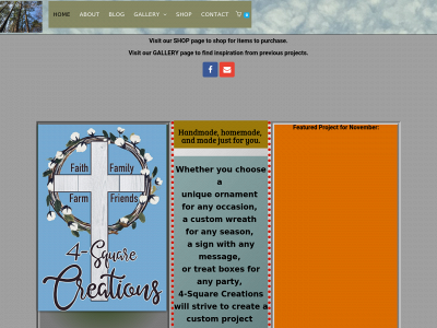 4squarecreations.com snapshot