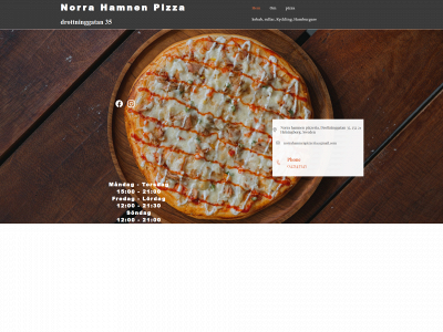 norrahamnenpizzeria.se snapshot