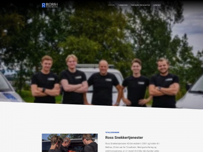 ross-snekkertjenester.no snapshot