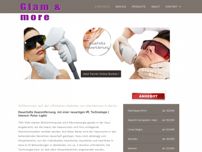 glamandmore-berlin.de snapshot