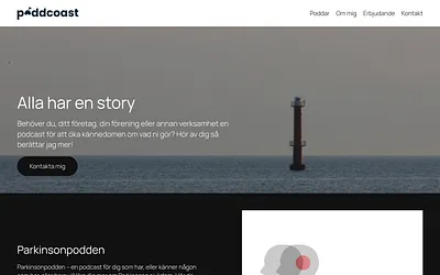 poddcoast.se snapshot