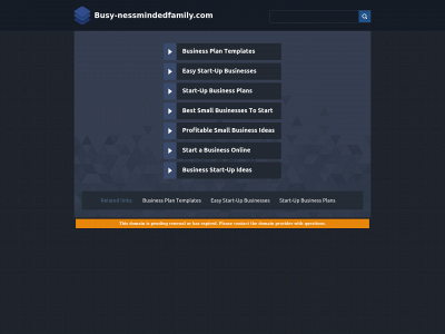 busy-nessmindedfamily.com snapshot