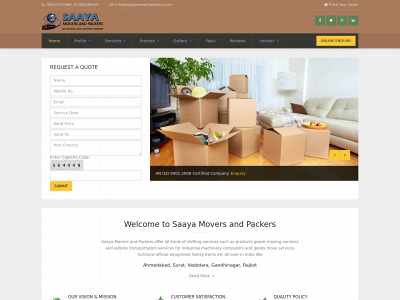 www.saayamoverspackers.com snapshot