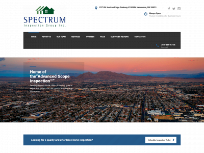 www.spectruminspectiongroup.com snapshot