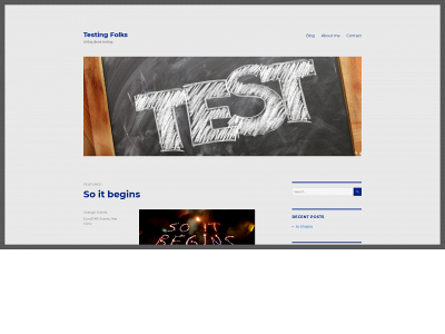 testingfolks.com snapshot