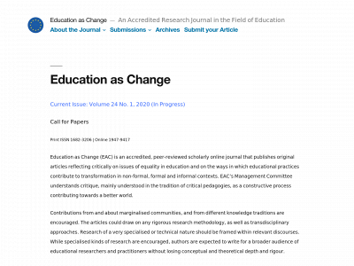 eduaschange.org snapshot