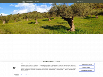 www.aceiteshuertadelcura.com snapshot