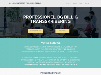 transcription.dk snapshot