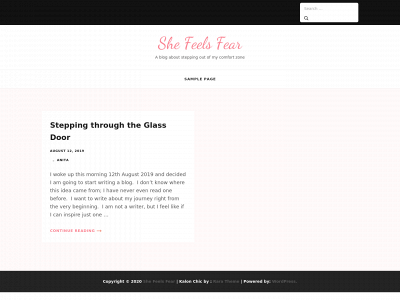 shefeelsfear.com snapshot