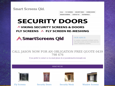 securityscreensgoldcoast.com snapshot