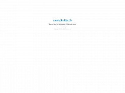 rolandkutter.ch snapshot