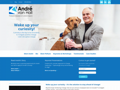 andrevanhall.com snapshot