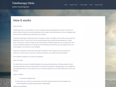teletherapy.clinic snapshot