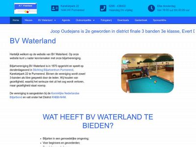 bvwaterland.nl snapshot