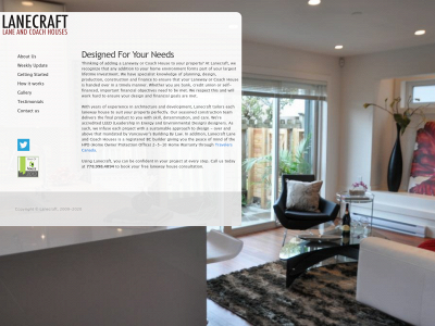 lanecraft.com snapshot