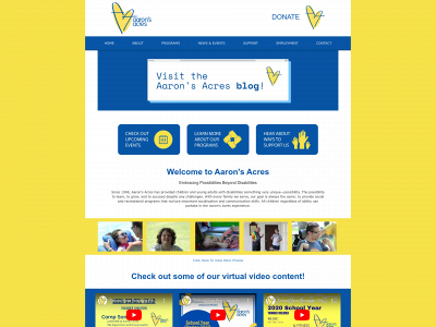 aaronsacres.org snapshot