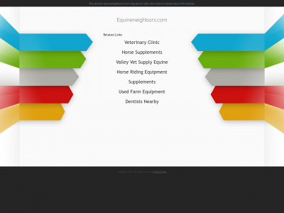 equineneighbors.com snapshot