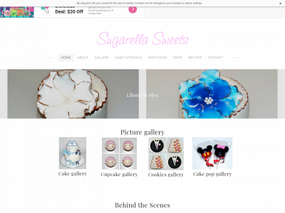 www.sugarellasweets.com snapshot