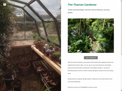 thethamesgardener.co.uk snapshot