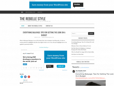therebellestyle.com snapshot