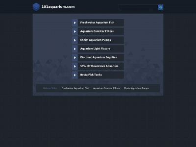 101aquarium.com snapshot