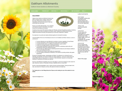 oakham-allotments.co.uk snapshot