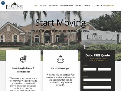 prestigemovingandstorage.us snapshot