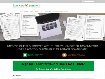 betweensessions.com snapshot